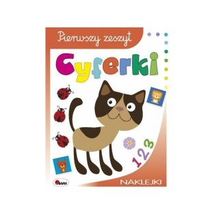 Pierwszy zeszyt cyferki AWM WYDAWNICTWO AWM WYDAWNICTWO