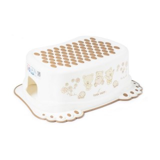 Podnóżek miś biały perła TEGA TEGA