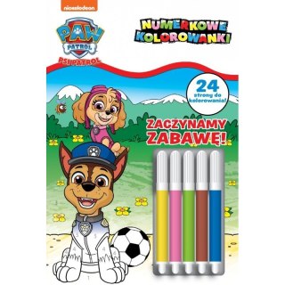 Psi patrol zaczynamy zabawę AWM WYDAWNICTWO AWM WYDAWNICTWO