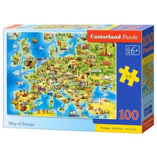 Puzzle 100 map of europe CASTOR CASTOR