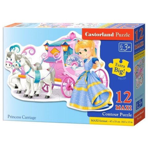 Puzzle 12 el.princess carriage CASTOR CASTOR