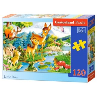 Puzzle 120el. little deer CASTOR CASTOR