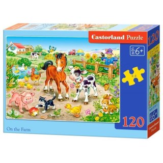 Puzzle 120el. on the farm CASTOR CASTOR