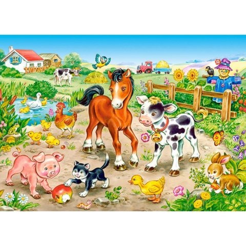 Puzzle 120el. on the farm CASTOR CASTOR