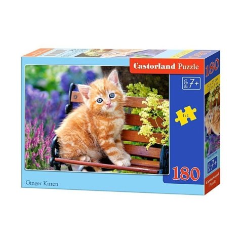 Puzzle 180 el. ginger kitten CASTOR CASTOR