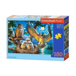 Puzzle 180 el. owl family CASTOR CASTOR