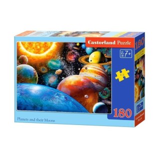 Puzzle 180 el. planets moons CASTOR CASTOR