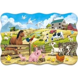 Puzzle 20el.maxi animals farm CASTOR CASTOR