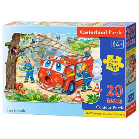 Puzzle 20el.maxi fire brigade CASTOR CASTOR