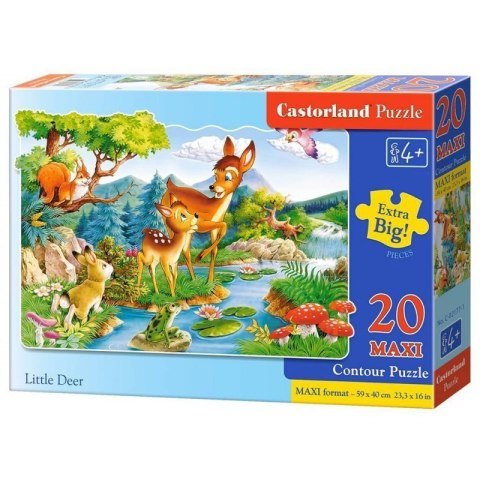 Puzzle 20el.maxi little deer CASTOR CASTOR