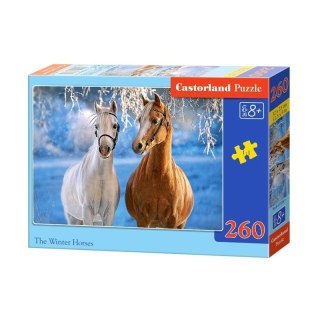Puzzle 260 el. winter horses CASTOR CASTOR