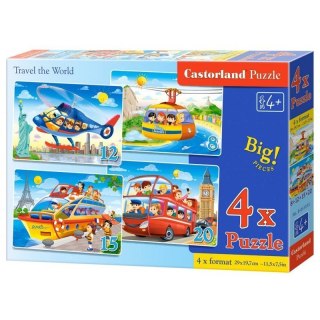 Puzzle 4w1 travel the world CASTOR CASTOR