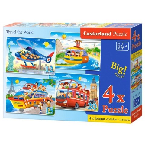 Puzzle 4w1 travel the world CASTOR CASTOR