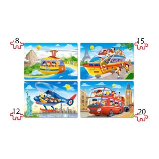 Puzzle 4w1 travel the world CASTOR CASTOR