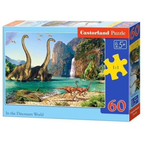 Puzzle 60el. dinosaurs world CASTOR CASTOR