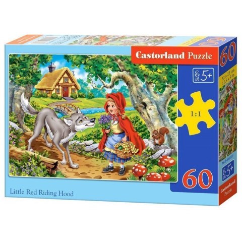 Puzzle 60el. red riding hood CASTOR CASTOR
