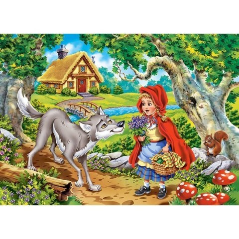 Puzzle 60el. red riding hood CASTOR CASTOR