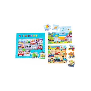 Puzzle dźwięki wokół pojazdy DUMEL DUMEL