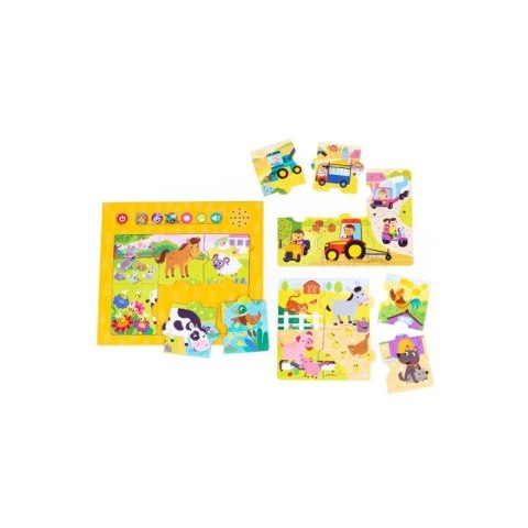 Puzzle dźwięki wokół wieś DUMEL DUMEL