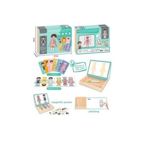 Puzzle magnetyczne EUROBABY ZABAWKI EUROBABY ZABAWKI