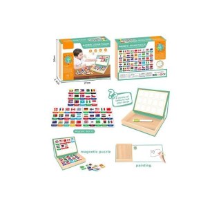 Puzzle magnetyczne EUROBABY ZABAWKI EUROBABY ZABAWKI