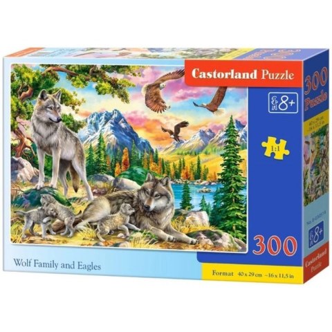 Puzzle wolf family eagles 300 CASTOR CASTOR