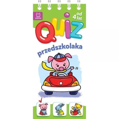 Quiz przedszkolaka z świnką 4+ AKSJOMAT AKSJOMAT