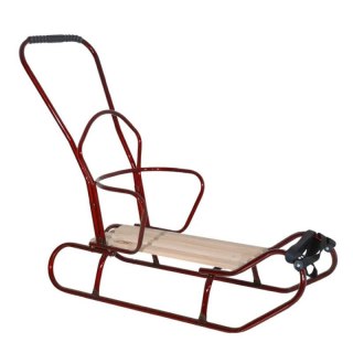 Sanki z pchaczem czerwone GUSIO GUSIO