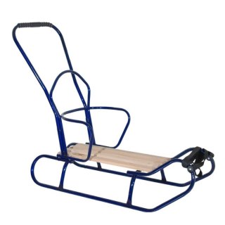 Sanki z pchaczem niebieskie GUSIO GUSIO