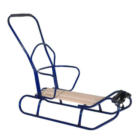 Sanki z pchaczem niebieskie GUSIO GUSIO