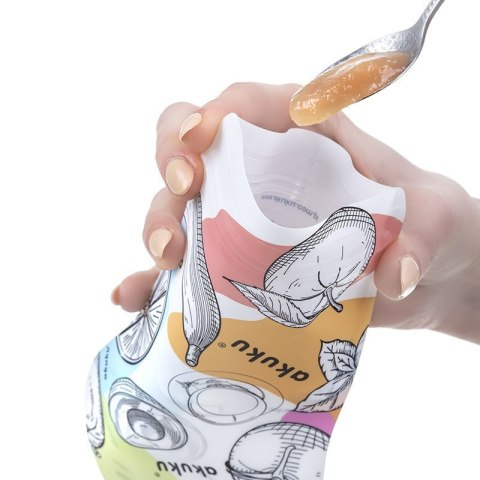 Saszetki wielorazowe na pokarm AKUKU ALBIS