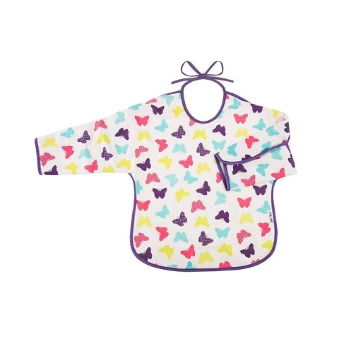 Śliniak rękawek-motyle AKUKU ALBIS