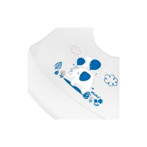 Śliniak silikonowy słoń AKUKU ALBIS