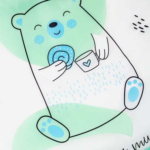 Śliniak z rękawem misio AKUKU ALBIS