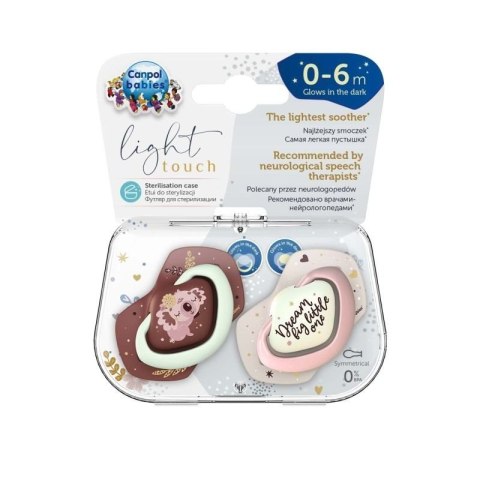 Sm.sil.sym. sl.koala 6-18 2szt CANPOL BABIES CANPOL BABIES