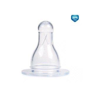 Smoczek sil.okrągły 2szt.wolny CANPOL BABIES CANPOL BABIES