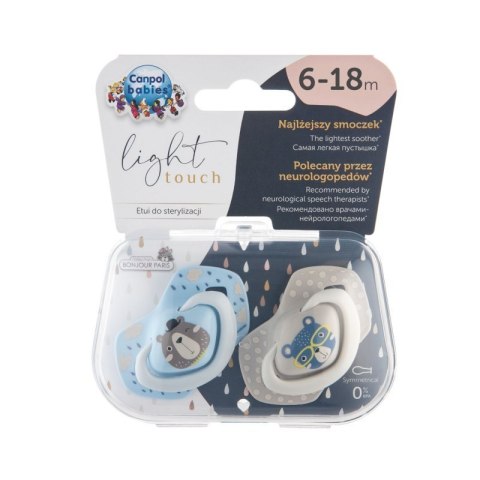 Smoczek sil sym 6-18m bonjour CANPOL BABIES CANPOL BABIES