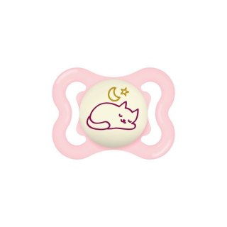 Smoczek supreme night 0+ girl MAM AKCESORIA MAM AKCESORIA