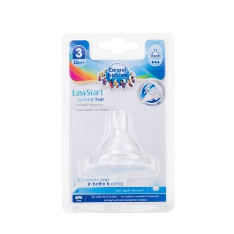 Smoczek szeroko silik.szybki 1 CANPOL BABIES CANPOL BABIES