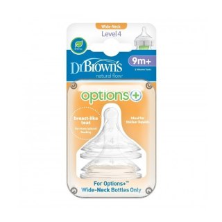 Smoczki 4 szeroka sz.2szt opt+ DR BROWNS DR BROWNS