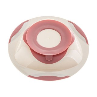 Talerzyk z przyzsawką róż/szar AKUKU ALBIS