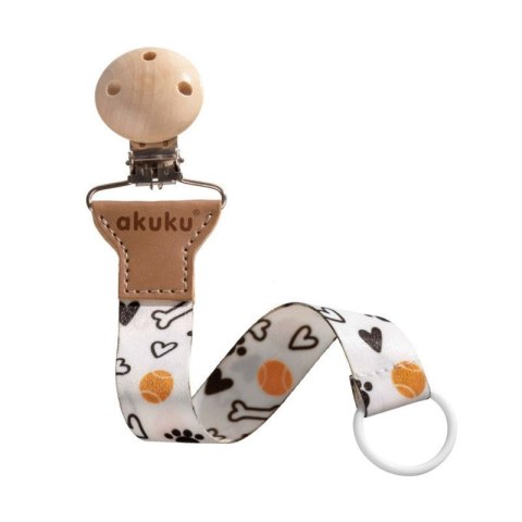 Tasiemka do smoczka kości AKUKU ALBIS