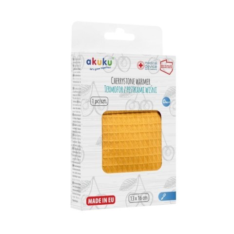 Termofor z pestk. wiśni yellow AKUKU ALBIS