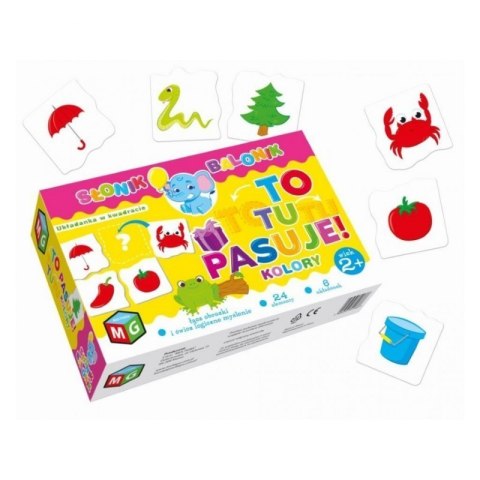 To tu pasuje-kolory-słonik bal MULTIGRA MULTIGRA