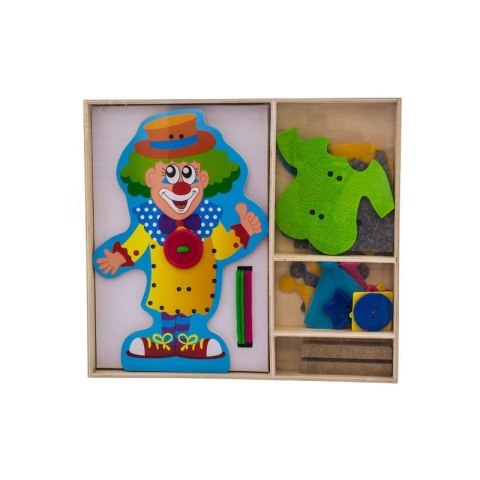 Zab klaun sznurowanka 16h1068 EUROBABY ZABAWKI EUROBABY ZABAWKI