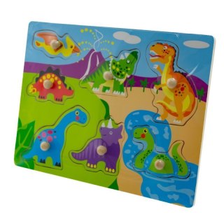 Zab puzzle 30x22 dinozaury EUROBABY ZABAWKI EUROBABY ZABAWKI