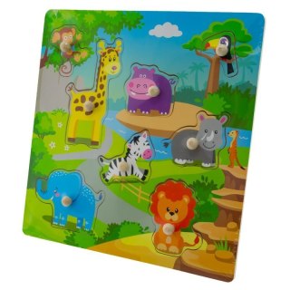 Zab puzzle 30x30 safari EUROBABY ZABAWKI EUROBABY ZABAWKI