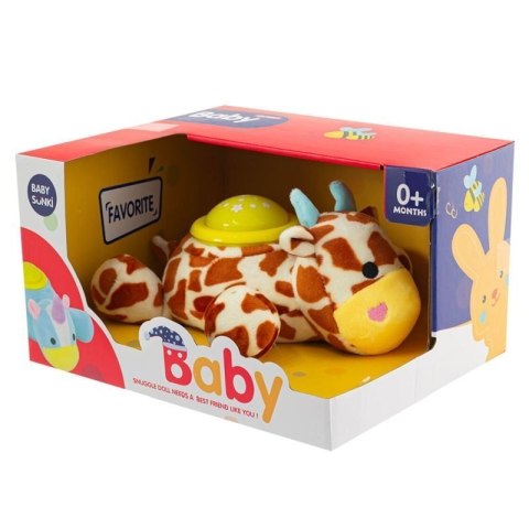 Zabawka plusz.projektor krowa EUROBABY ZABAWKI EUROBABY ZABAWKI