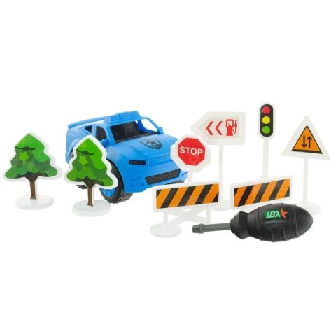 Zabawka policja do składania EUROBABY ZABAWKI EUROBABY ZABAWKI