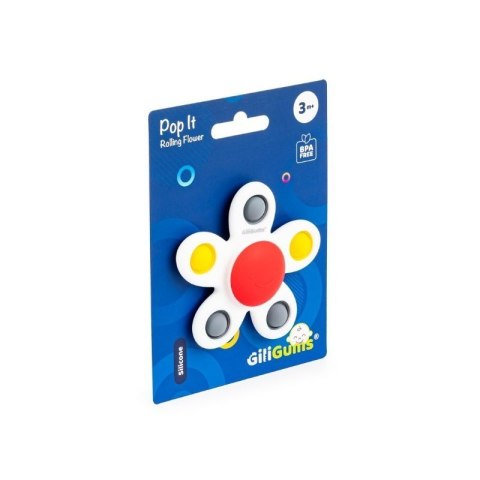 Zakręcony kwiatek pop it kontrastowy GILIGUMS GILIGUMS